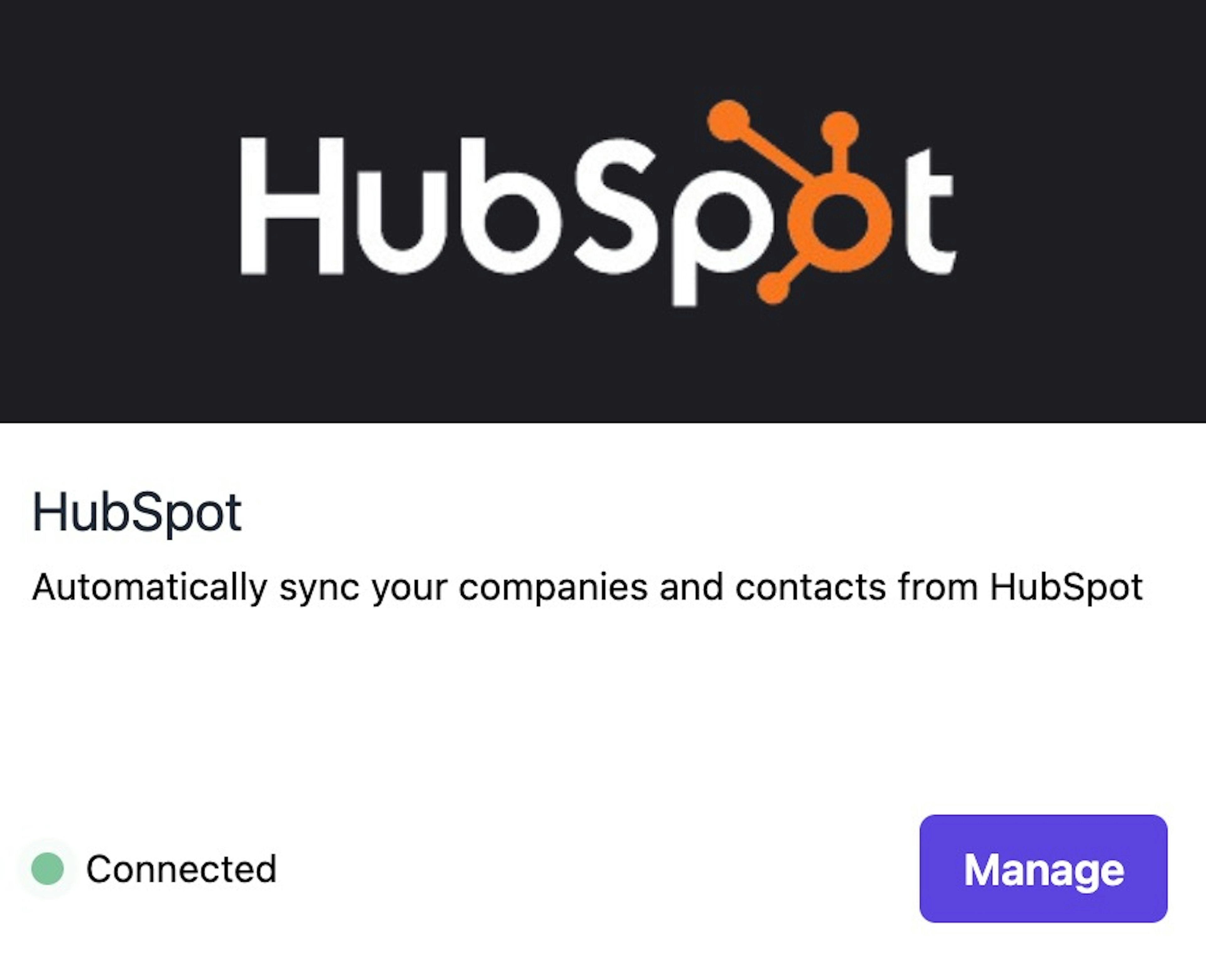 HubSpot Integration - We work well with others